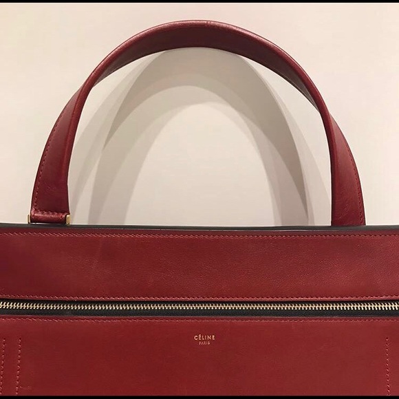 Celine medium Edge in burgundy. - Picture 3 of 6